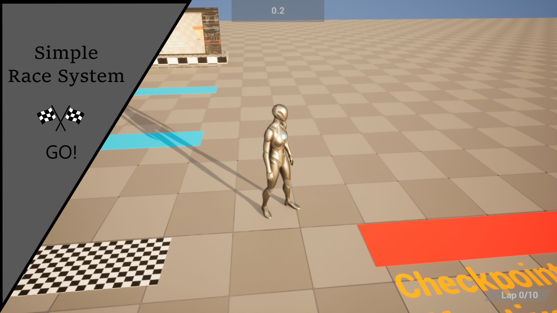Simple Racetrack Simple Race System | Fab