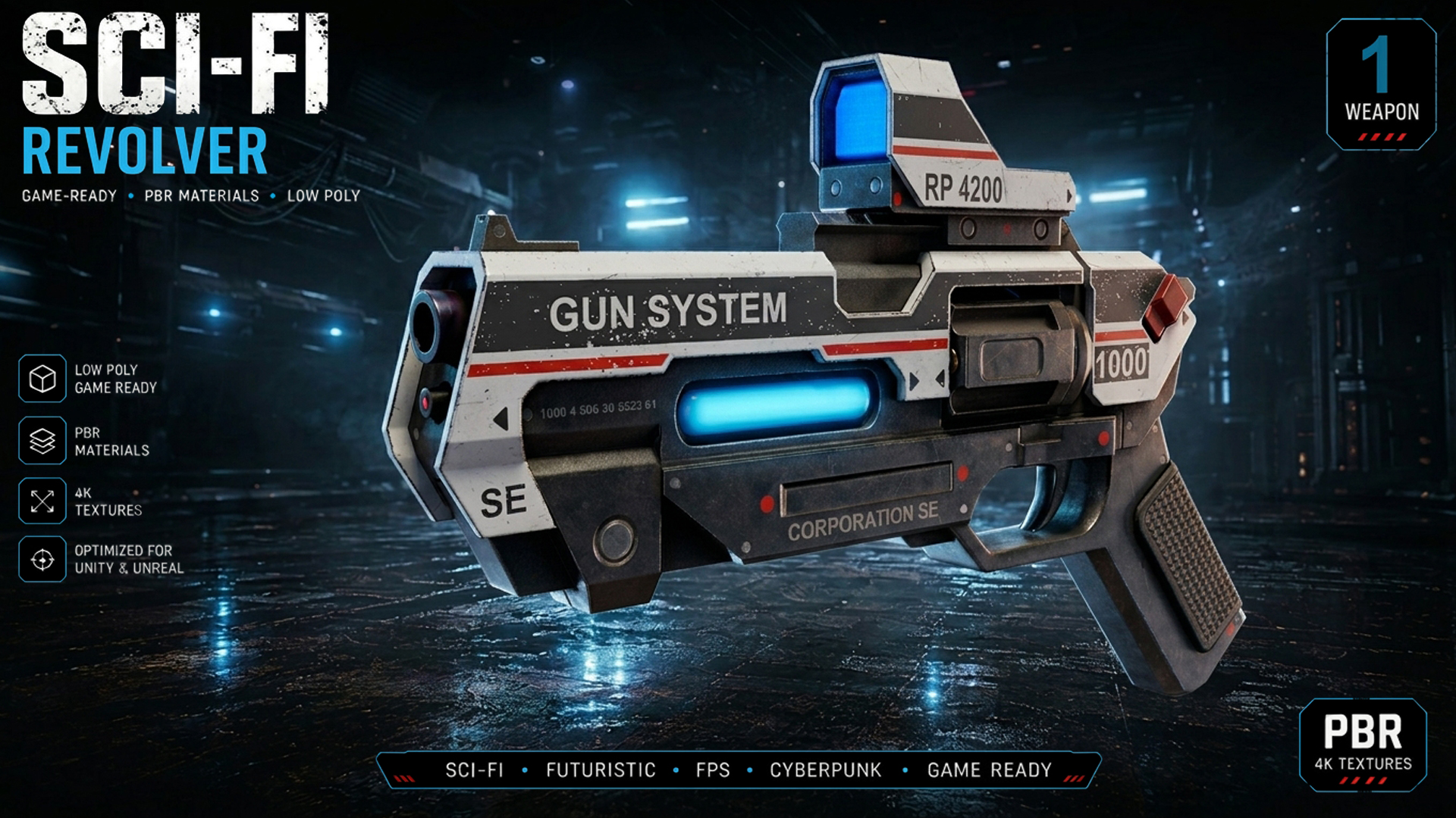 Sci Fi Revolver | Fab