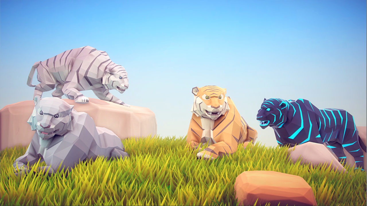 Media 1 for listing Poly Art Tiger