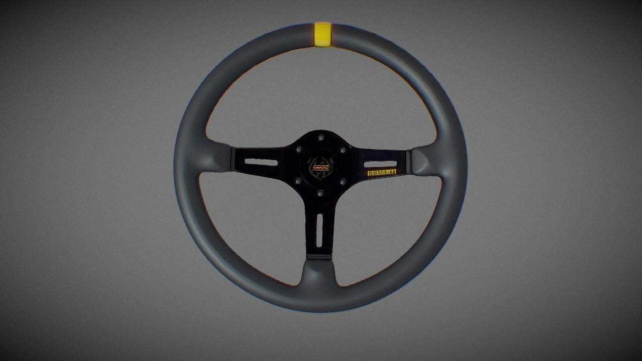 Media 1 for listing Free Asset High Poly Steering Wheel Racing