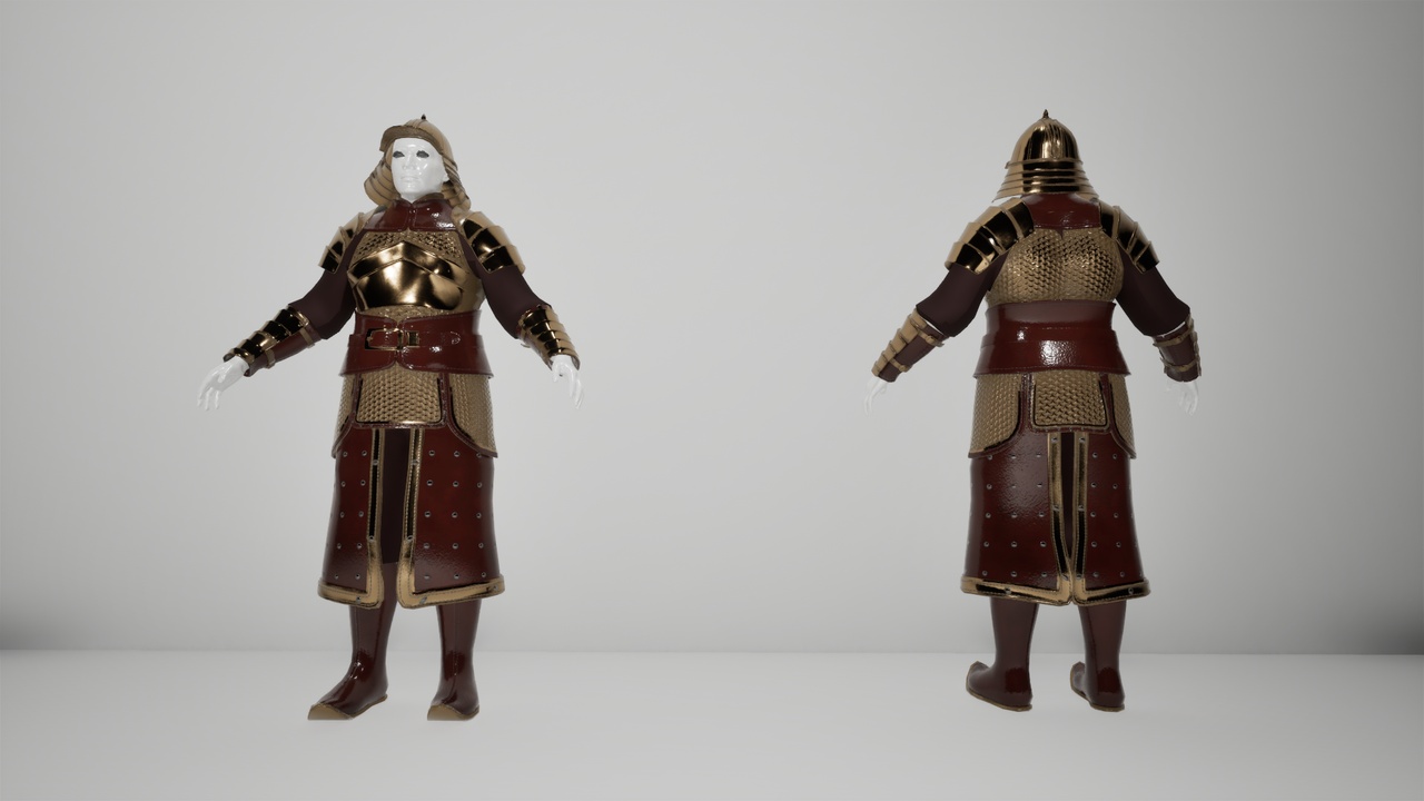 Media 1 for listing MetaHuman Warrior Outfit