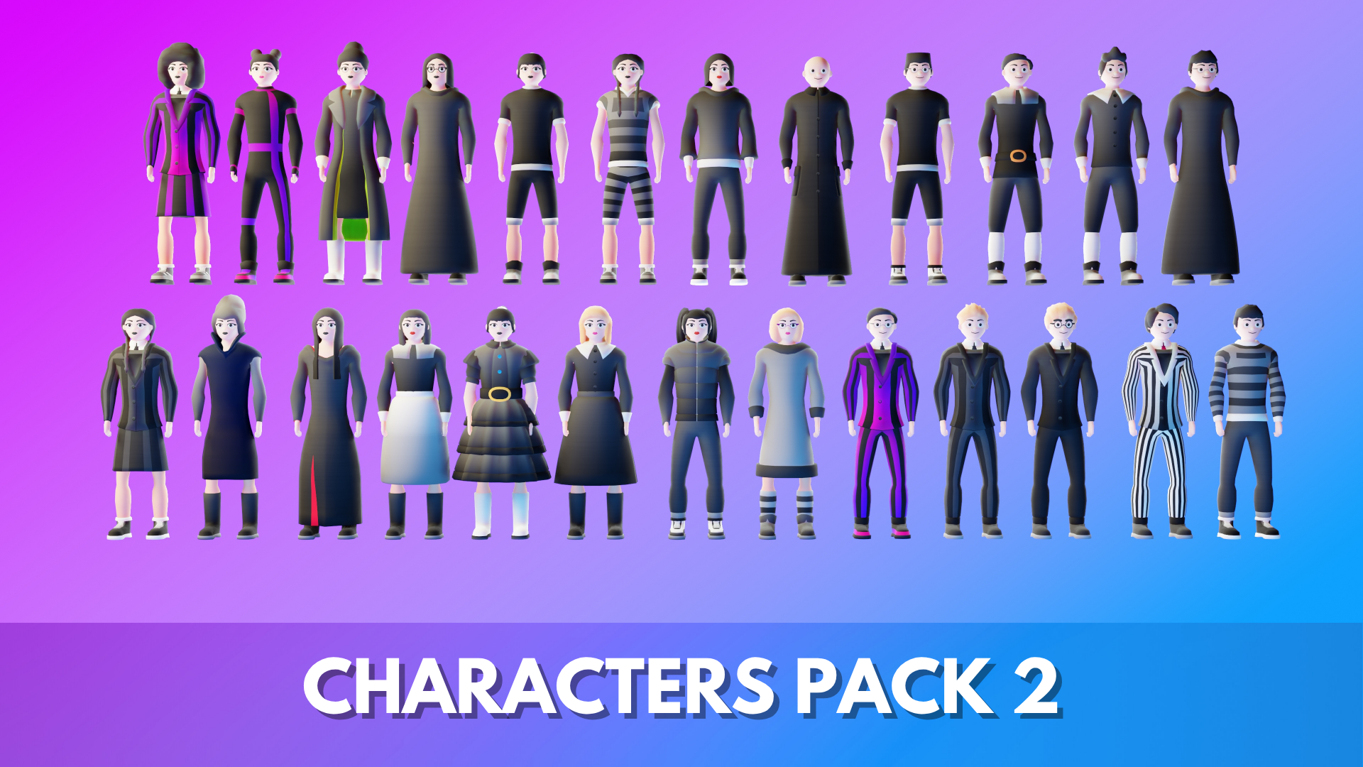 Casual Characters Pack 2 | Fab