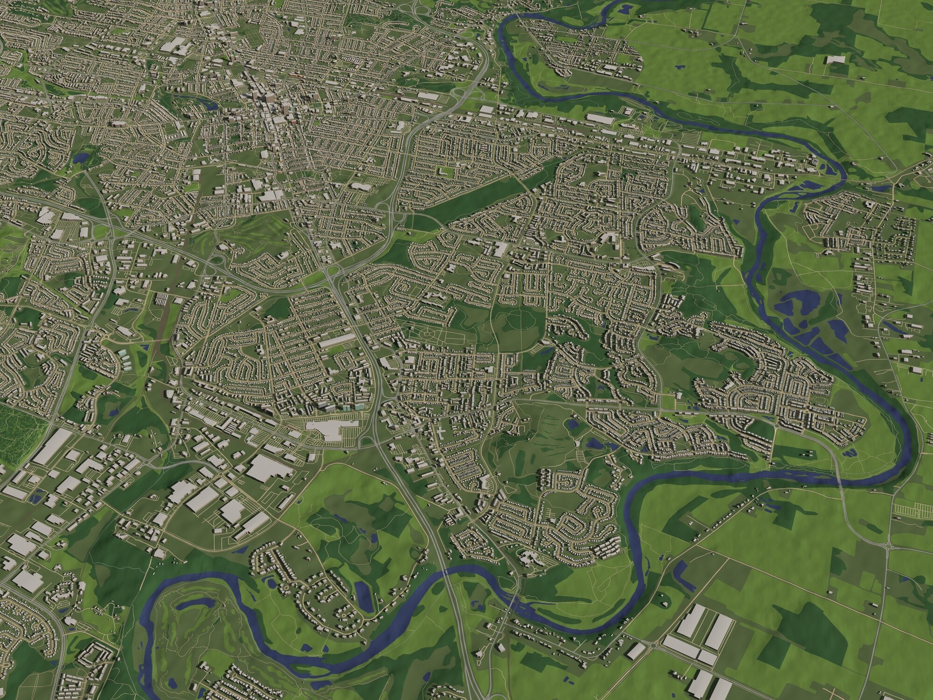 Media 1 for listing Kitchener Ontario Canada in 20 km x 20 km - city and urban