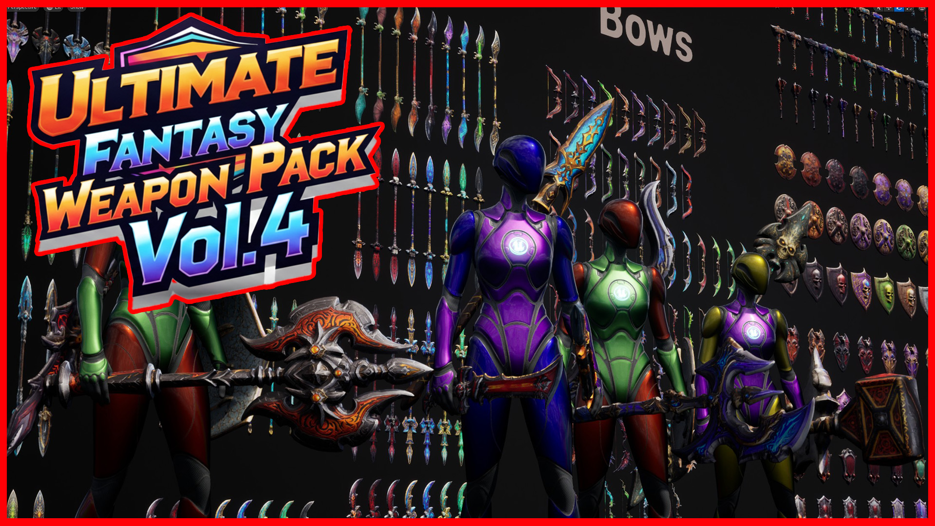 Ultimate Fantasy Weapon Pack Vol.4 (101 assets - 967 skins) | Fab
