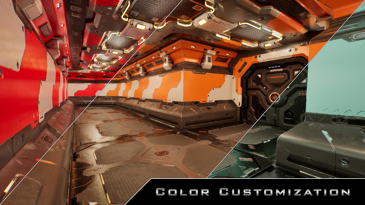Media 1 for listing Sci-fi Modular Interior Space Station