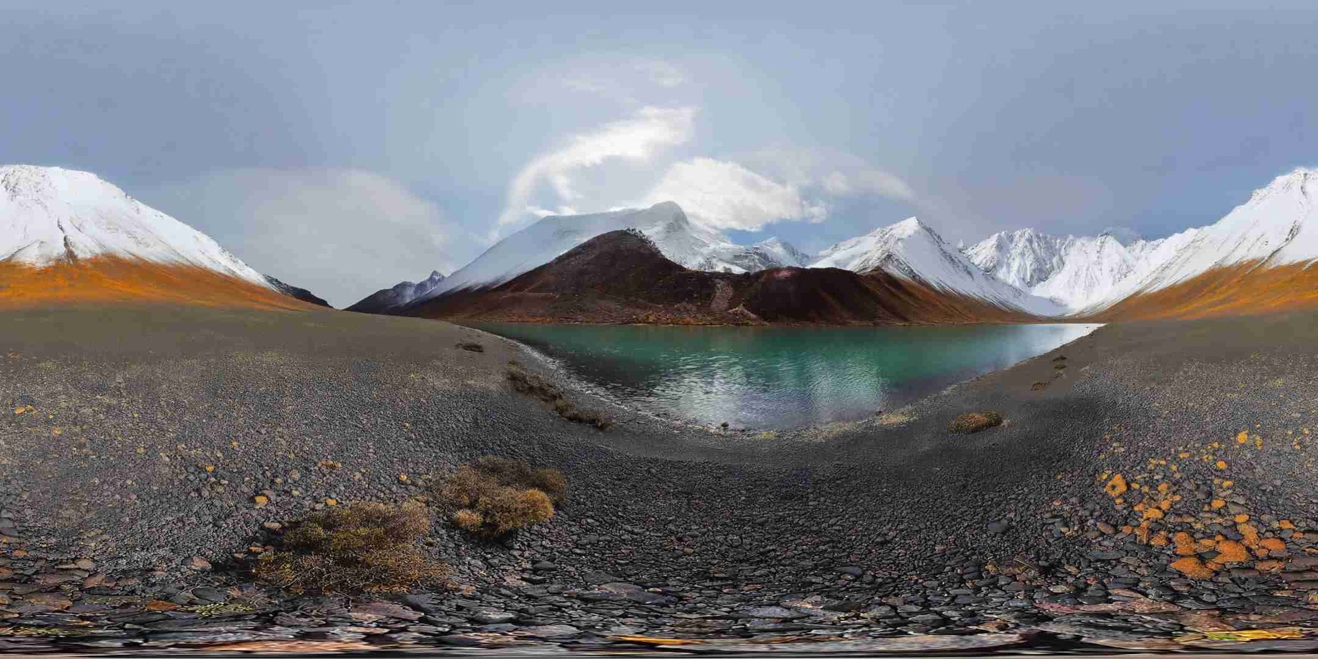 Media 1 for listing CHINA | Snow Mountain Lake Skybox | 360 Panorama for UEFN
