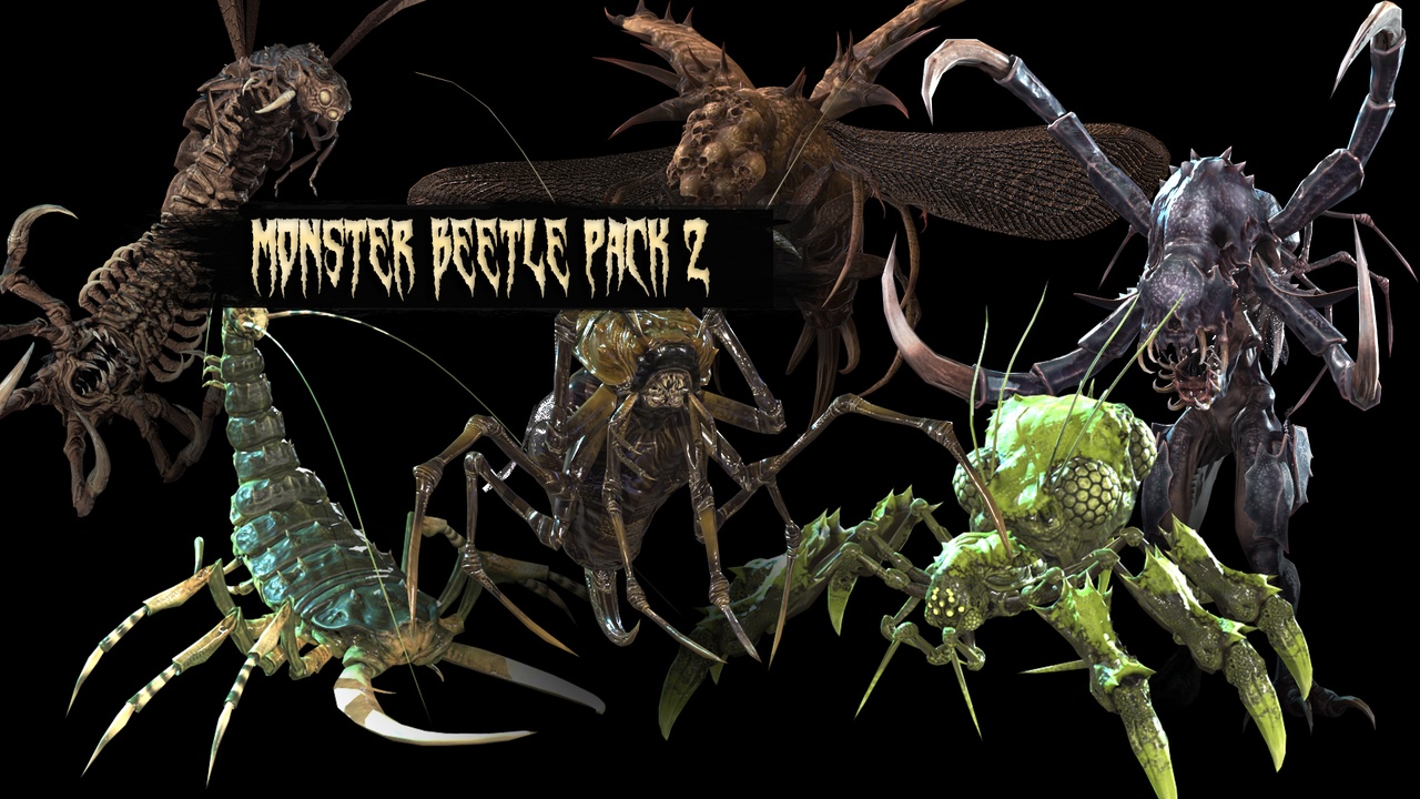 Media 1 for listing Monster Beetle Pack2
