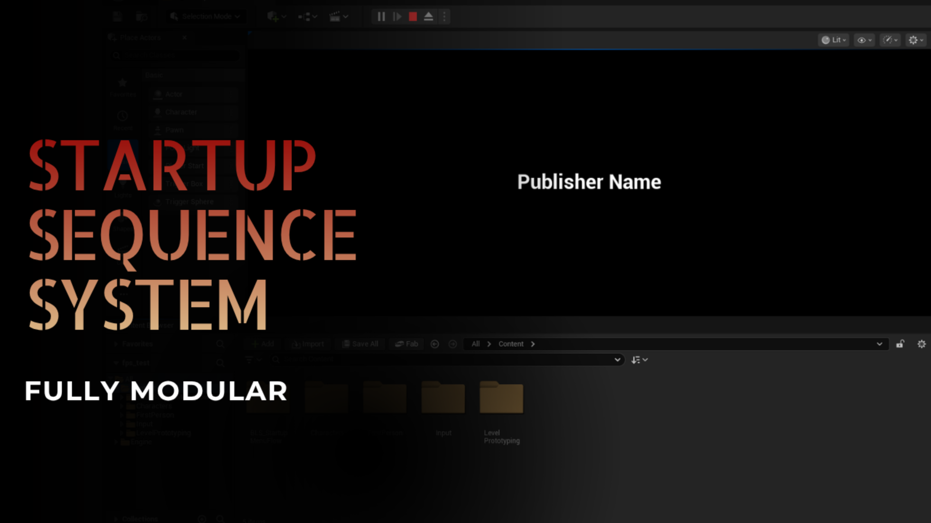 Startup Sequence System | Fab