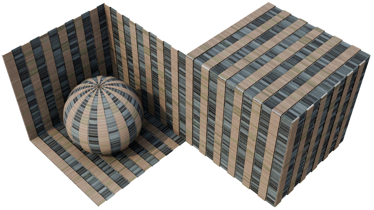 Media 1 for listing Realistic PBR material. The brick wall #20