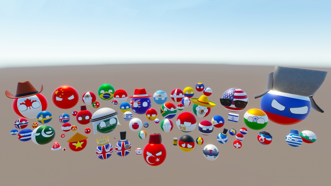Media 1 for listing Country Balls 3D