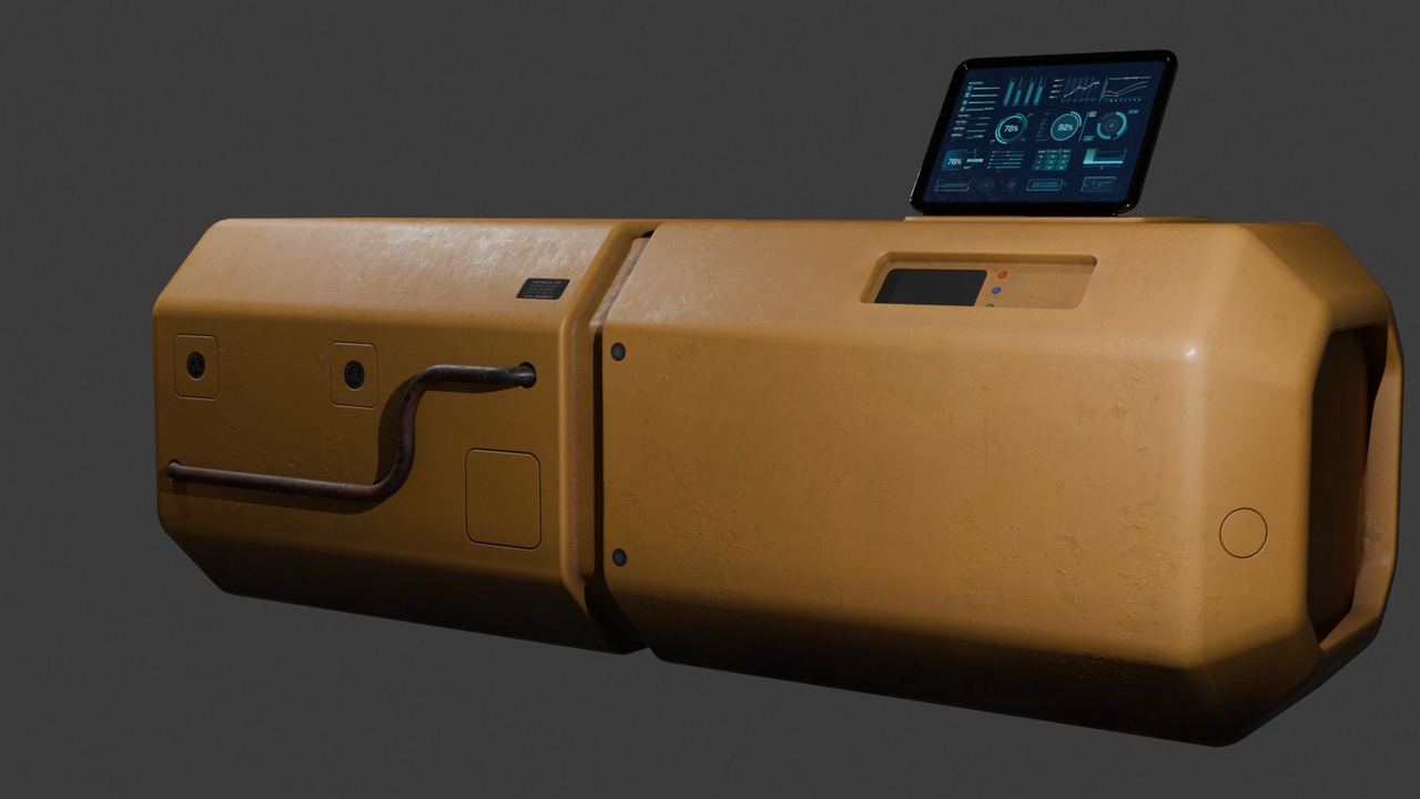 Media 1 for listing Industrial Generator – Game Ready – 4K PBR
