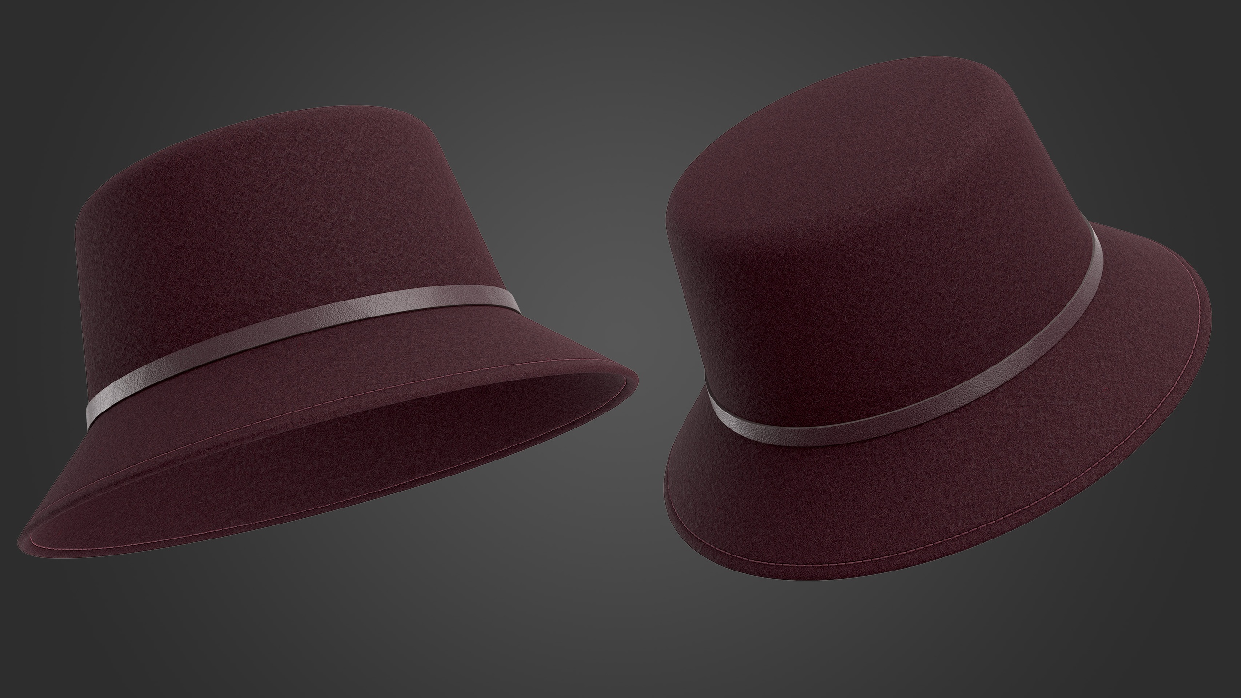 الوسائط 1 للقائمة Felt Bucket Hat