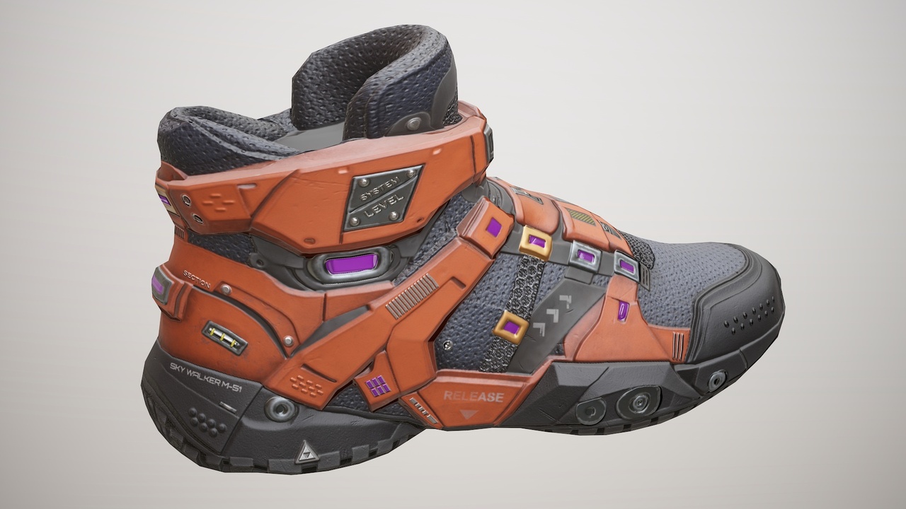 Media 1 for listing Sci-Fi Sneakers P04