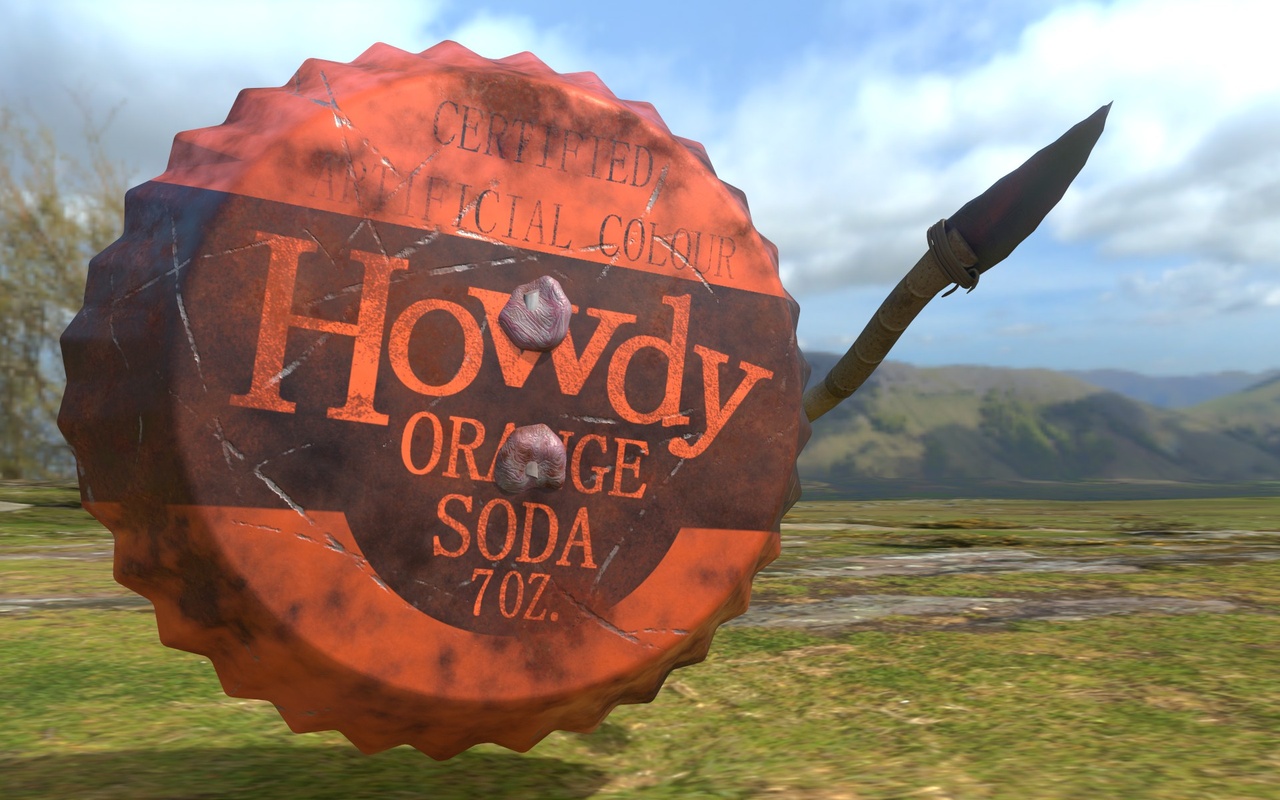 Media 1 for listing Bottlecap Shield and Improvised Knife
