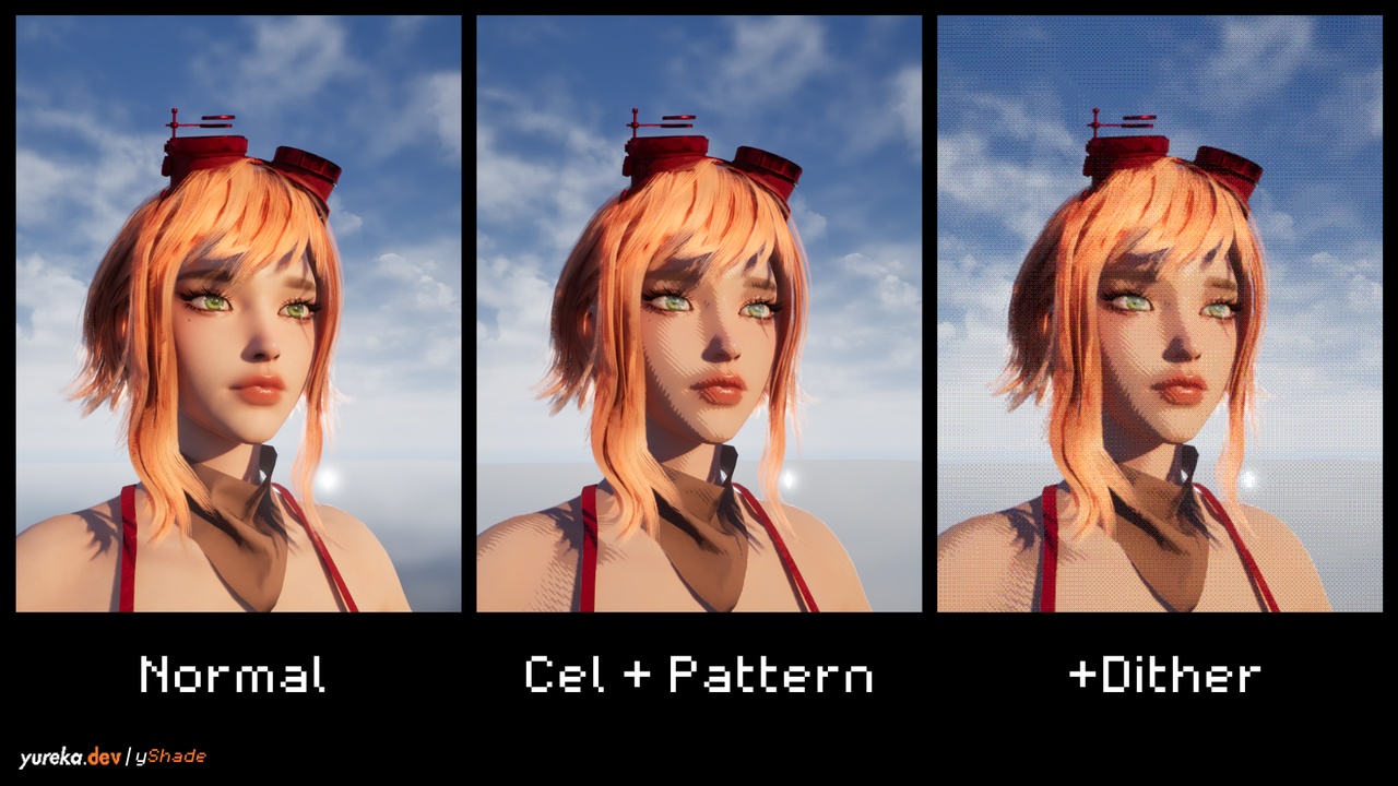 Media 1 for listing yShade - Easy Cel Dither Shading