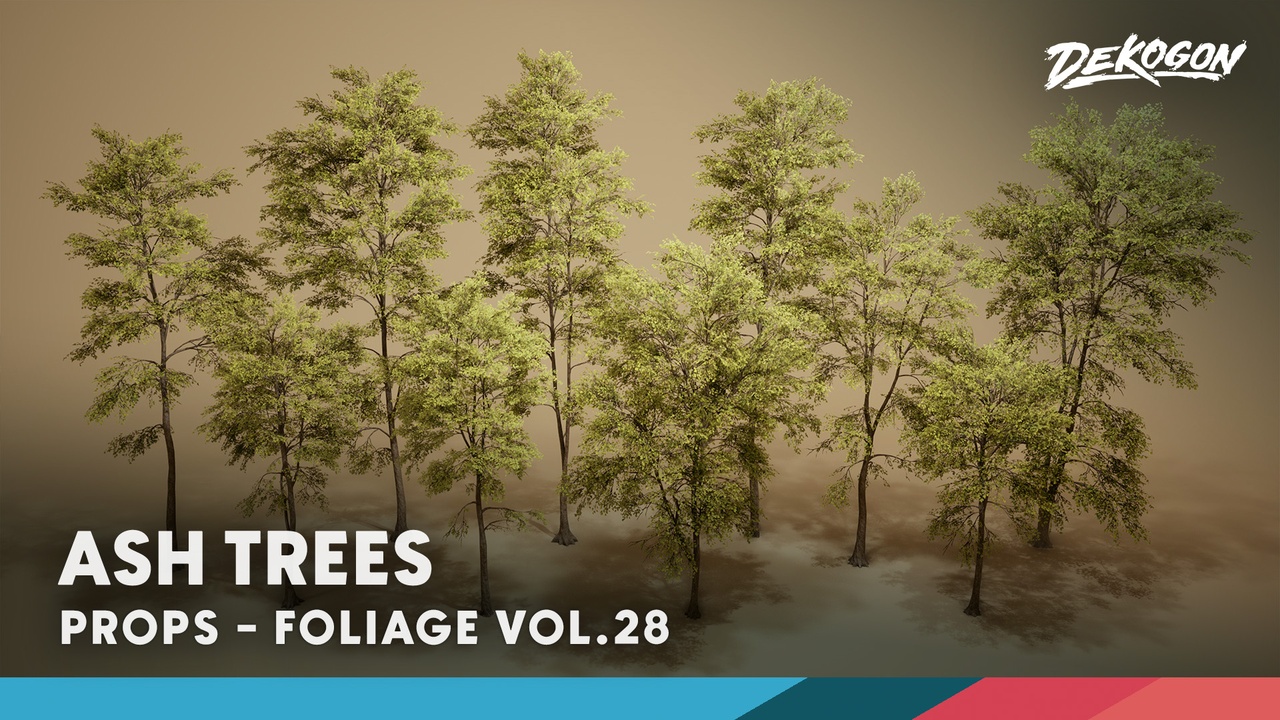 商品 Foliage VOL.28 - Ash Trees (Nanite and Low Poly) 的媒体 1