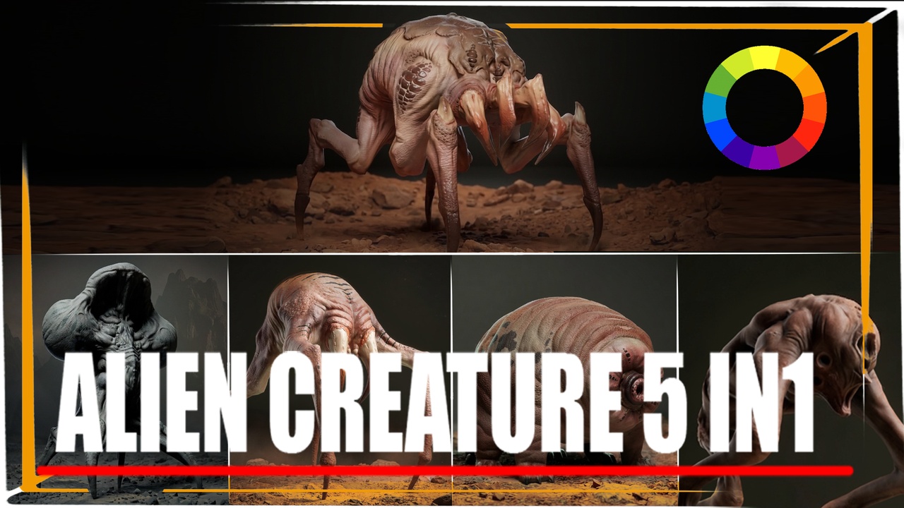 Media 1 for listing Alien Creature Monster PACK 5 IN 1