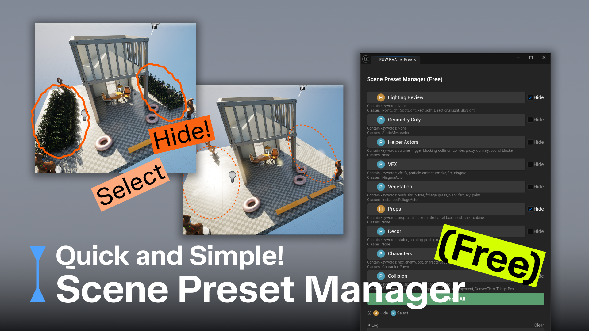 Scene Preset Manager - Free | Fab