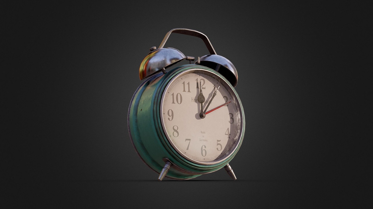 Media 1 for listing Old Alarm Clock - (Horror Bedroom)