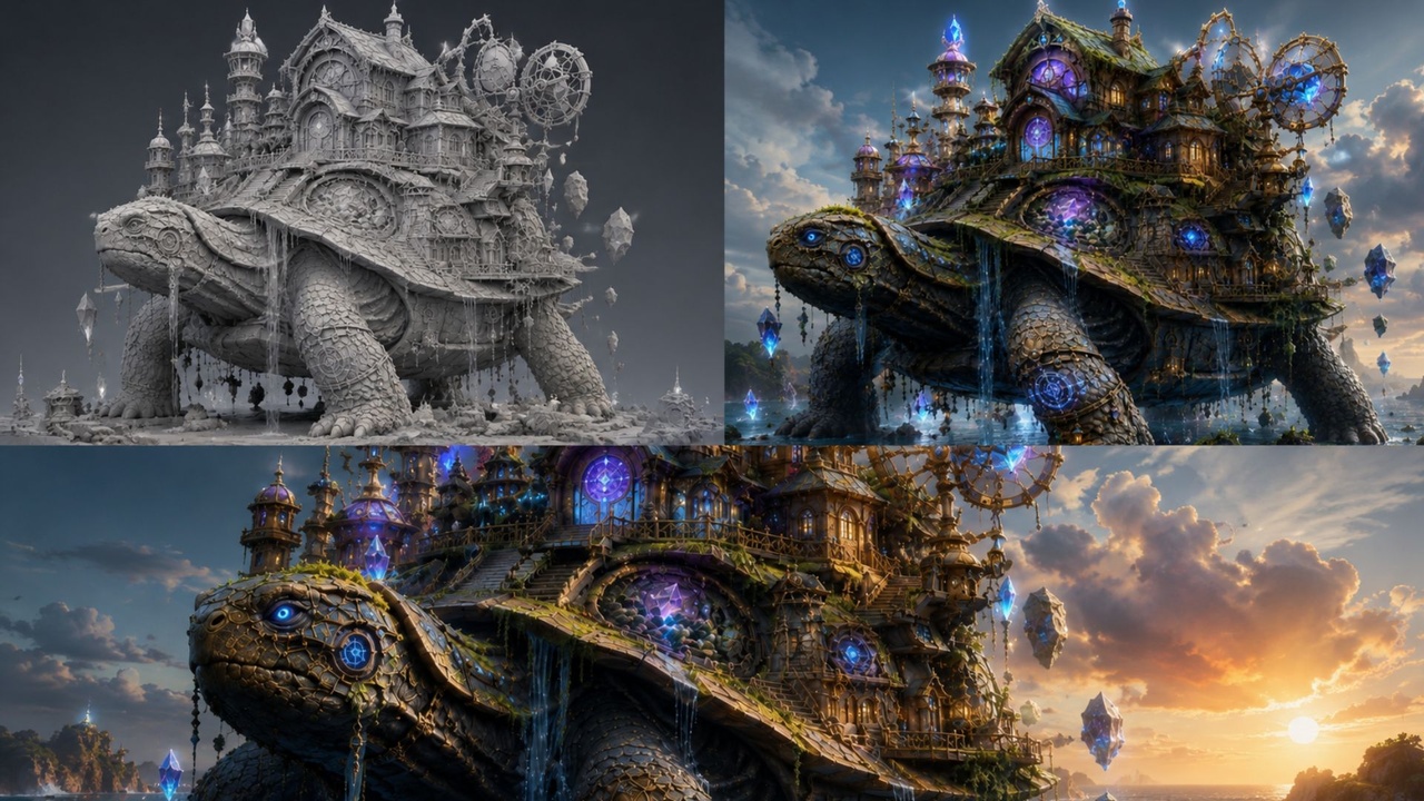Media 1 for listing Cosmic Turtle House 🐢✨ | Giant Living Fantasy Home | Unreal Engine 5 Environmen