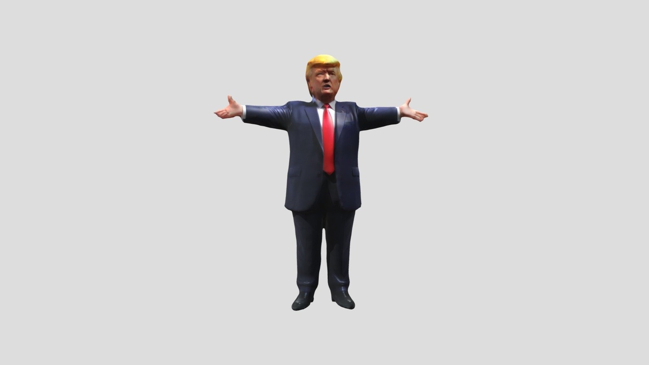 Media 1 for listing Donald Trump T-pose