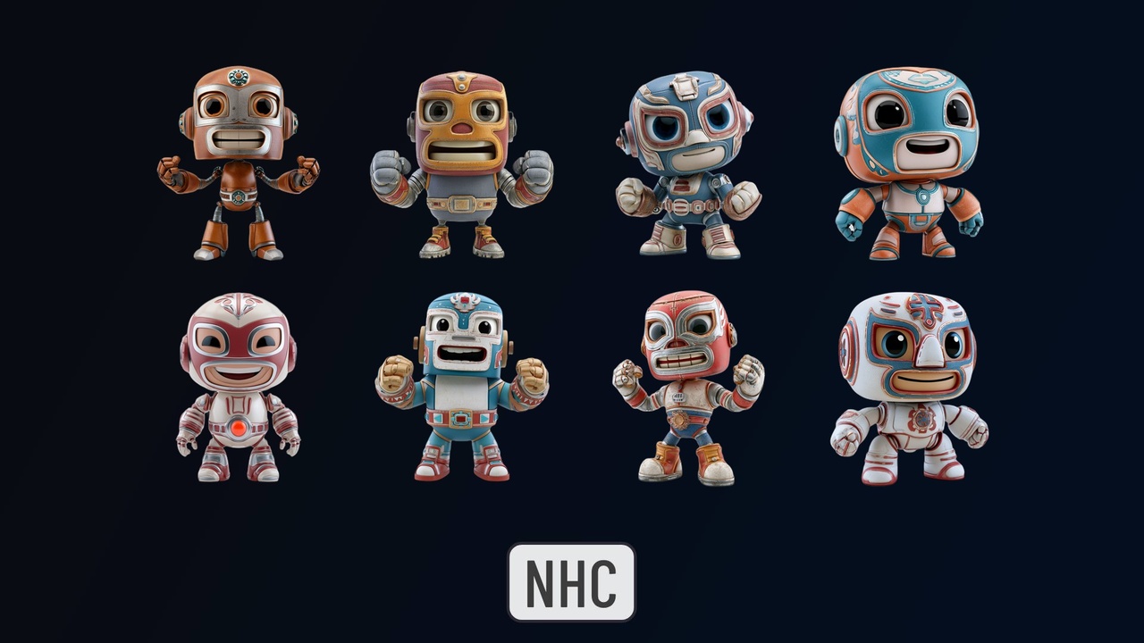 Media 1 for listing NHC - Cartoon Robot Toys