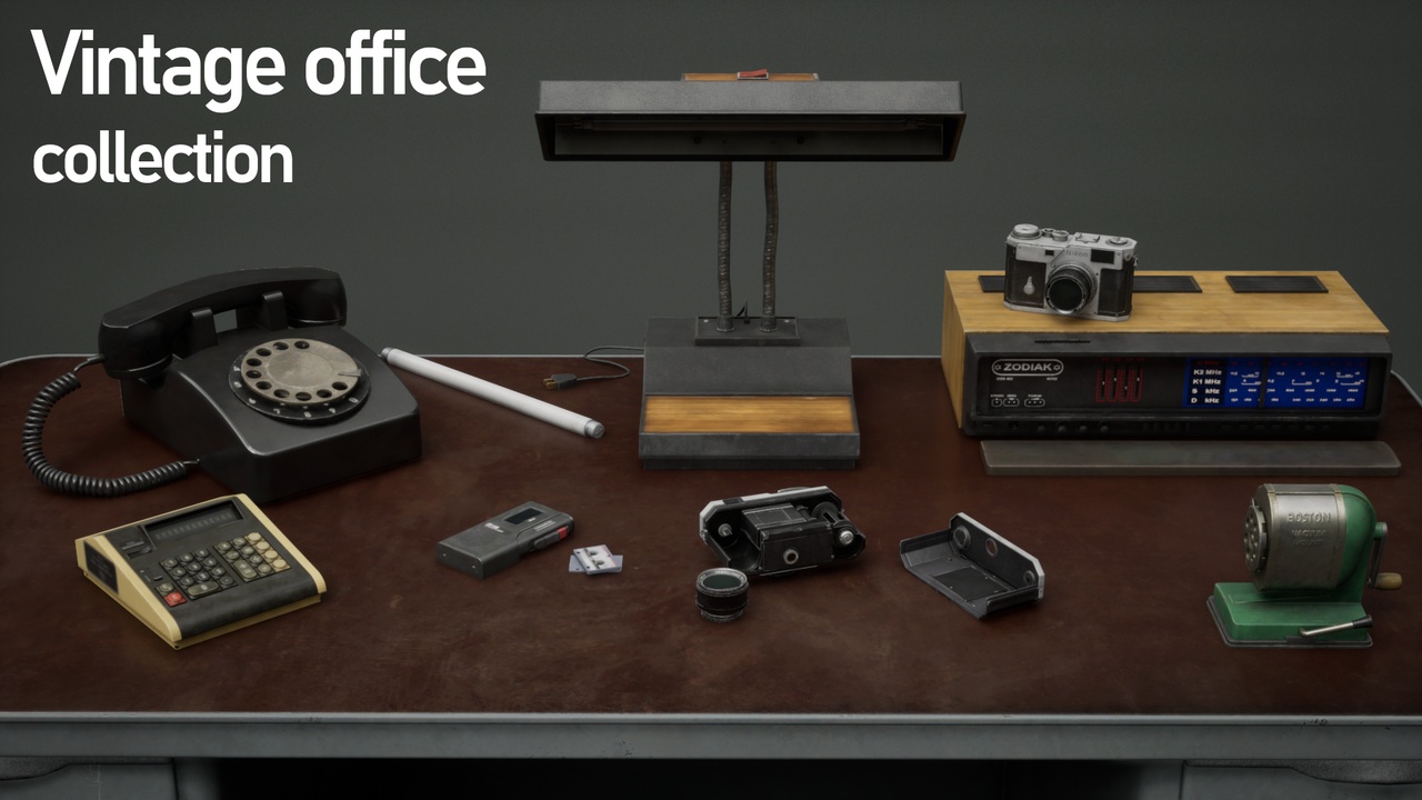 Media 1 for listing Vintage office mini collection
