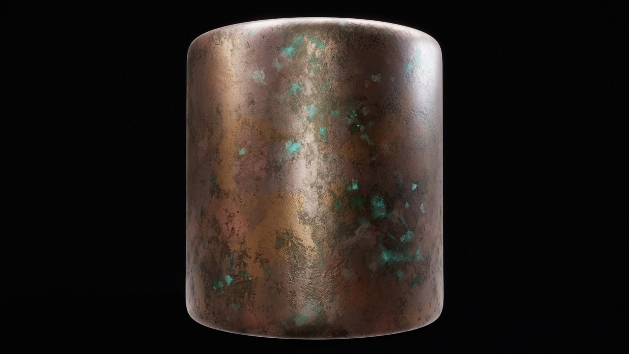 Media 1 for listing Corroded Bronze metal Substance material and textures SBS & SBSAR