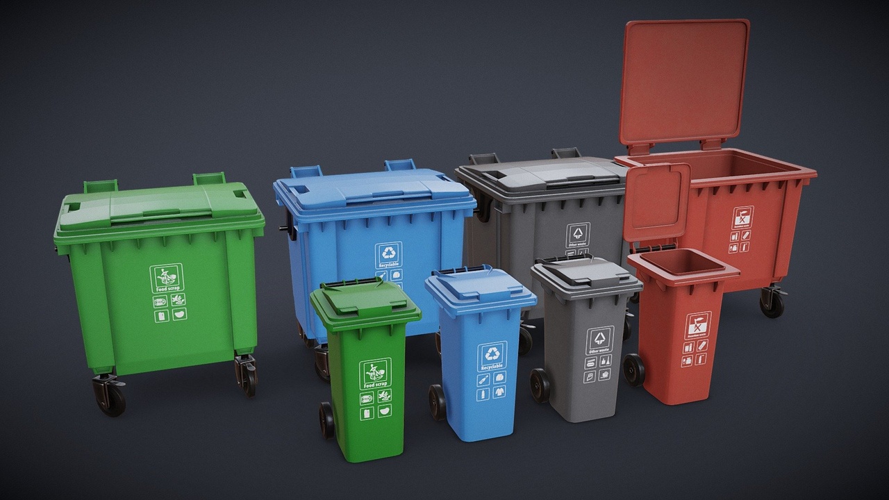 Media 1 for listing Game Ready | Trash Cans