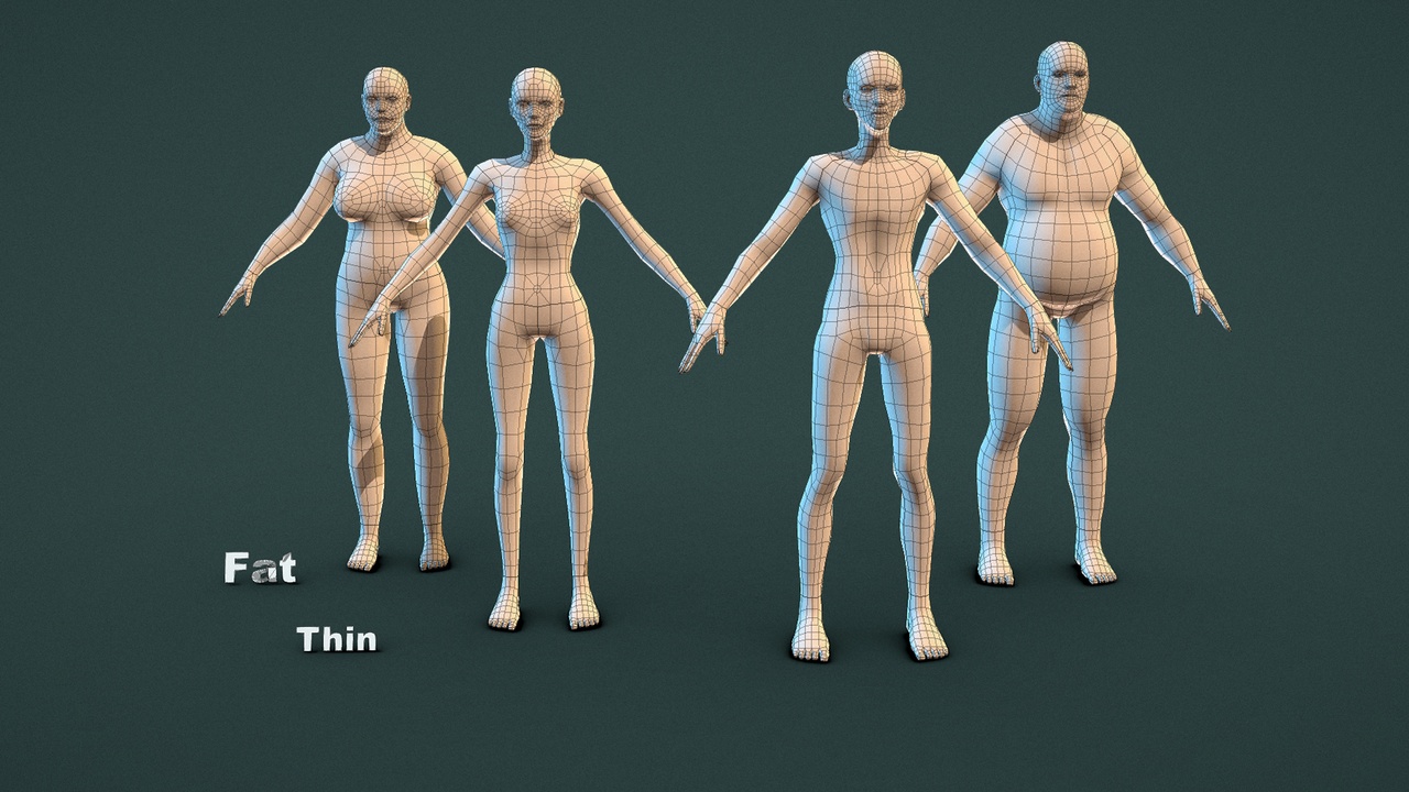 Media 1 for listing Base Mesh Pack - Shape Base Mesh