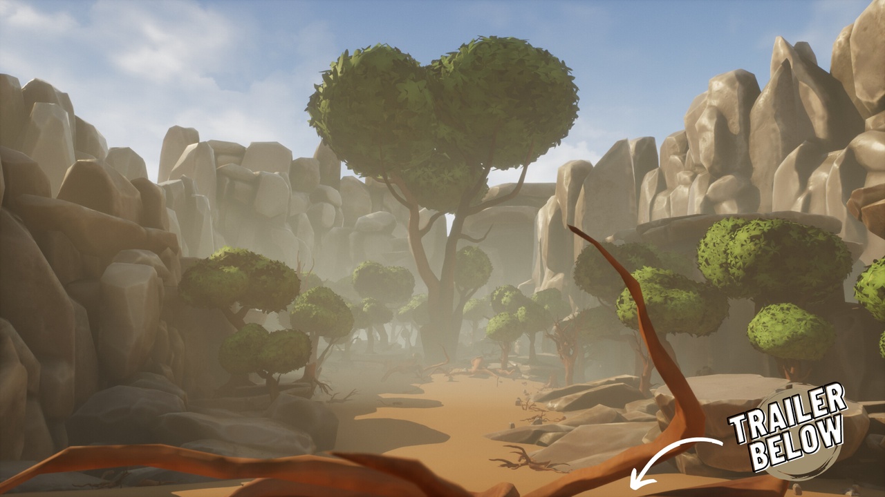 Media 1 for listing Stylized Forest - Trees & Rocks (Forest, Rocks, Trees, Stylized Forest)
