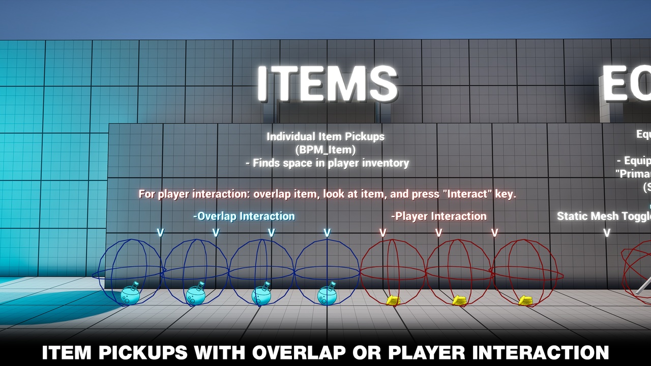 Media 1 for listing Stemventory – Inventory System & Gameplay Framework