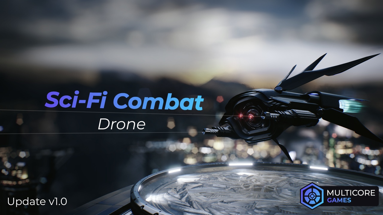 Media 1 for listing Sci-Fi Combat Drone