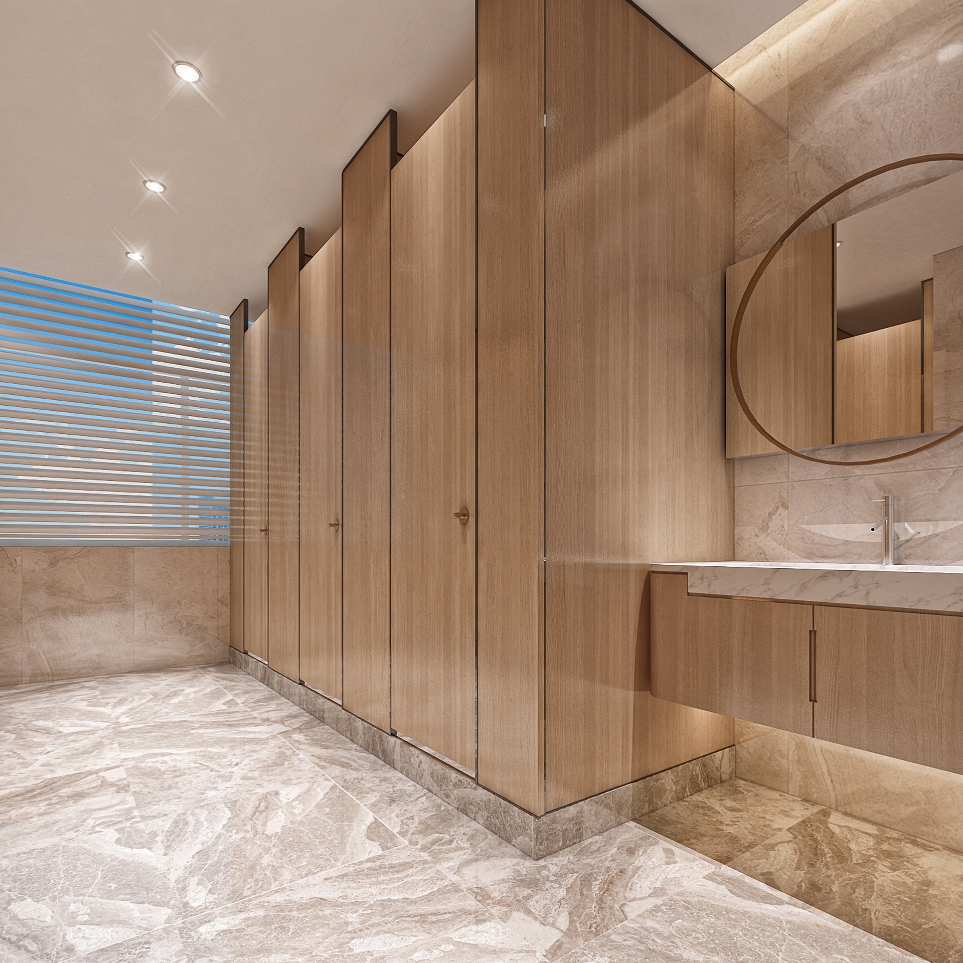 Media 1 for listing Modern Women's Restroom | Luxury Vanity Area
