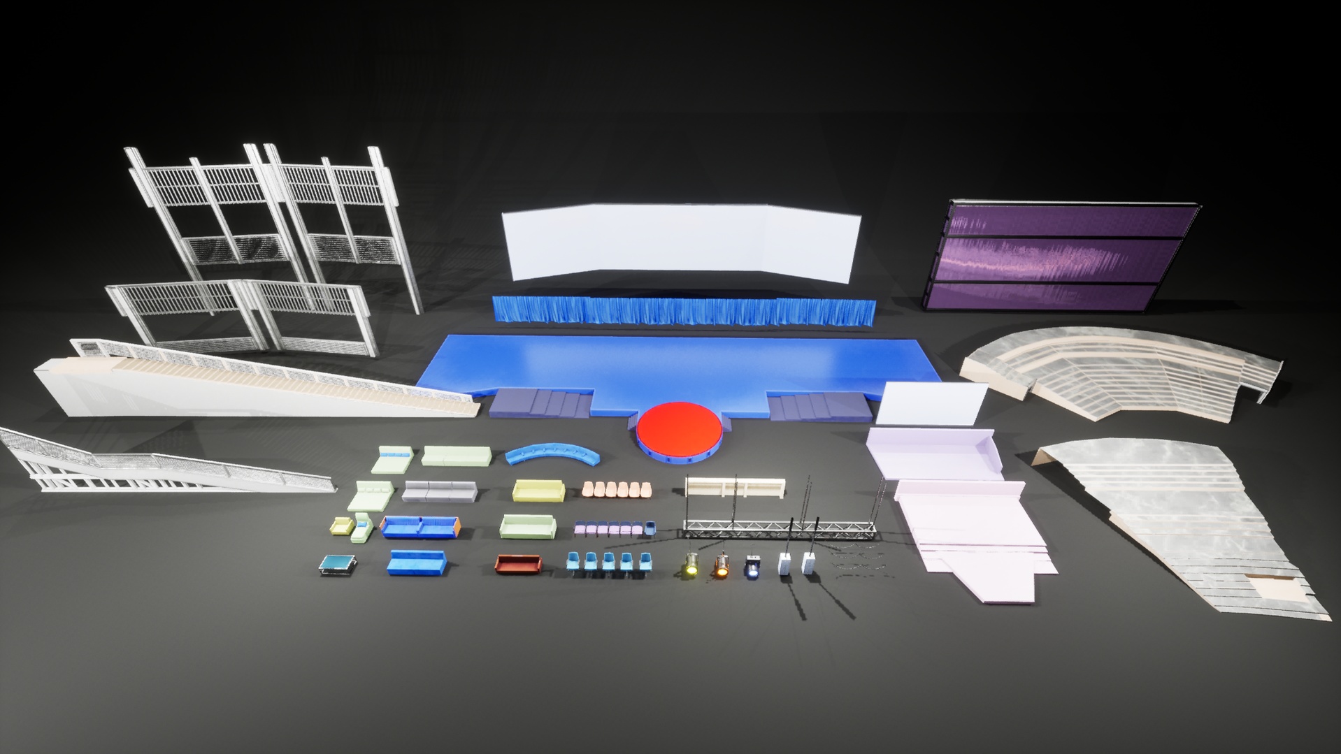 Media 1 for listing Conference Stage & Event Production Pack | Modular Auditorium Kit