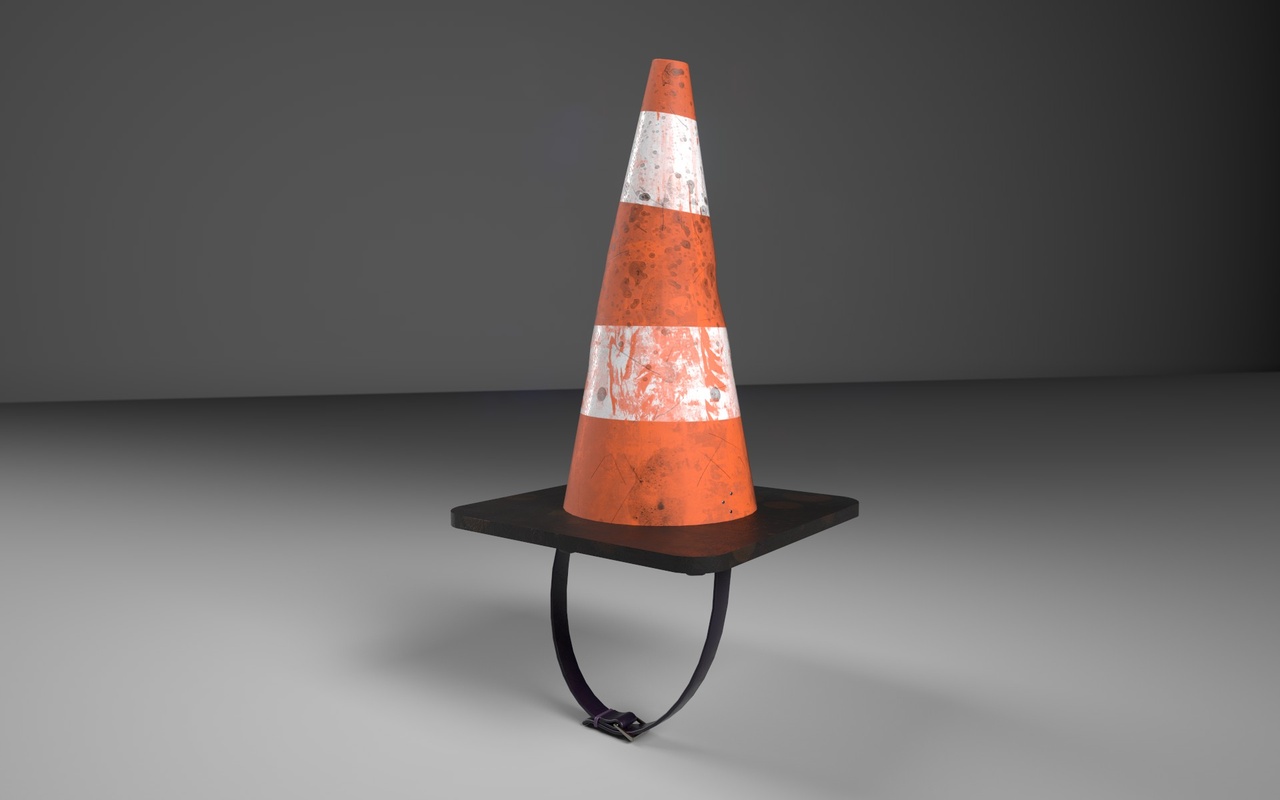 Media 1 for listing Traffic Cone Helmet