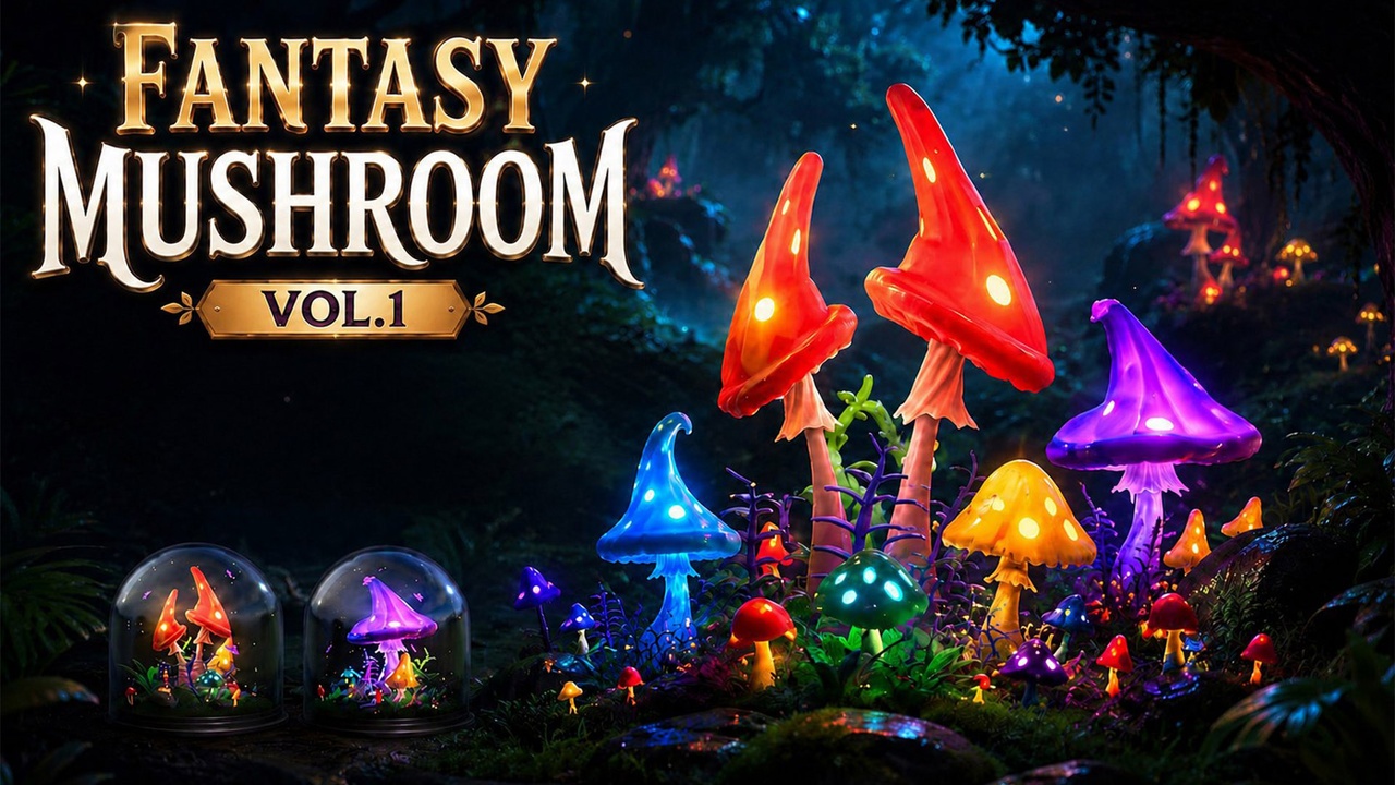 Media 1 for listing Fantasy Mushroom Vol.1
