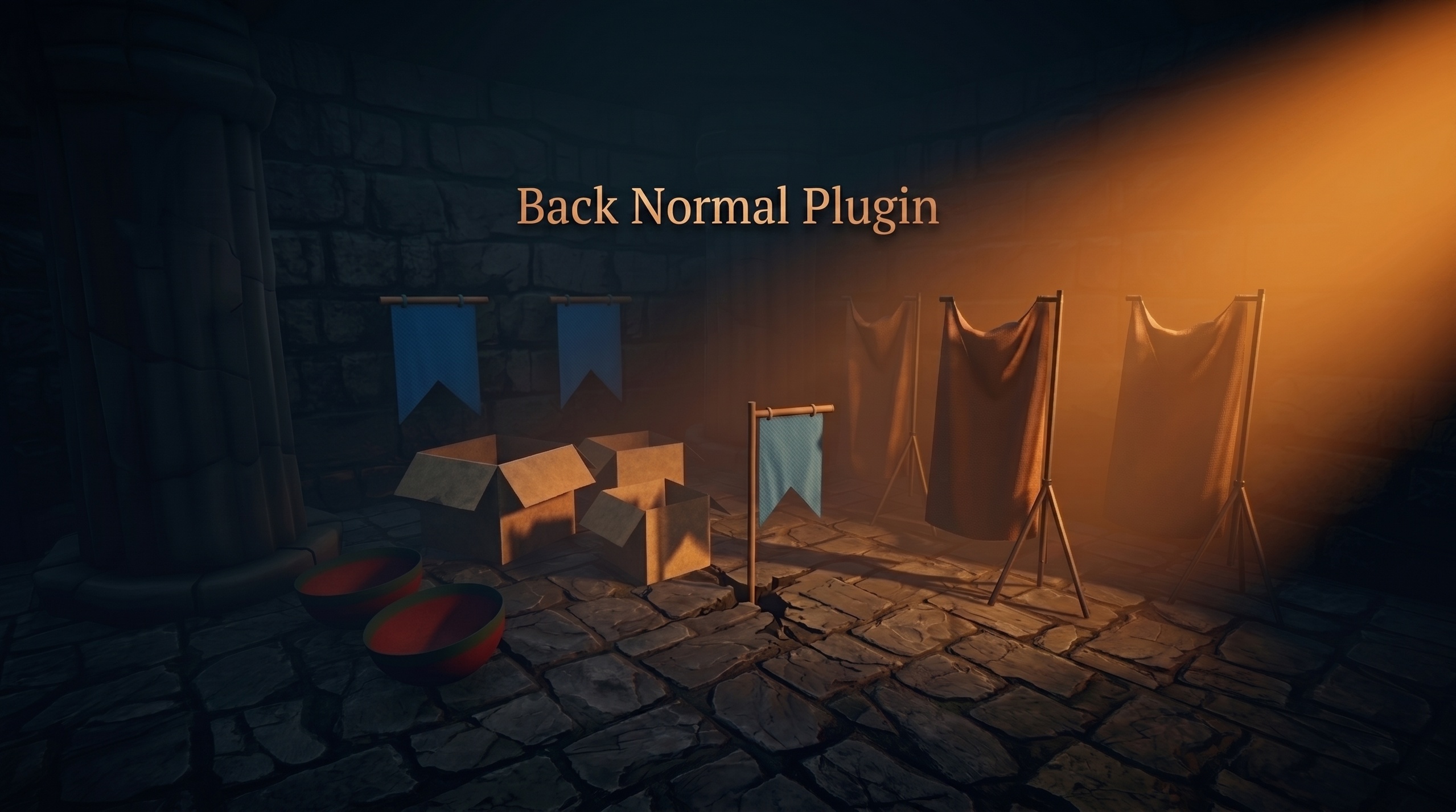 Media 1 for listing BackNormal - Double Sided Mesh (without shaders)