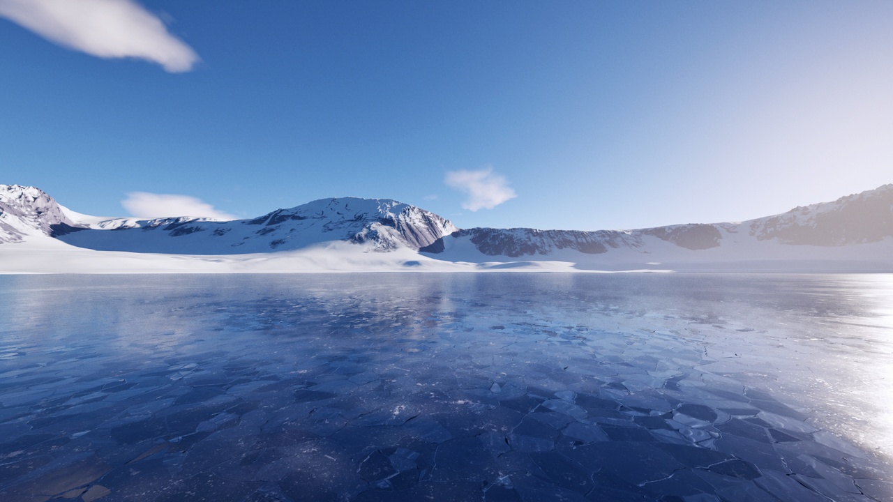 Media 1 for listing Realistic Frozen Lake Ice | Material