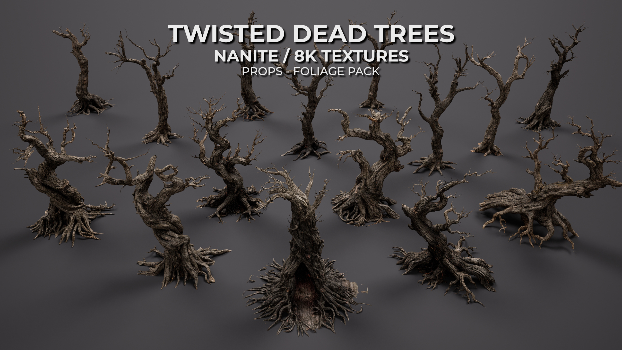 Dead Tree Mod Twisted Dead Trees Pack | Fab