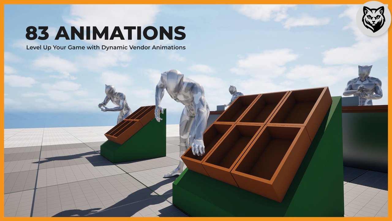 Media 1 for listing Shop Vendor and Merchant Animation Pack