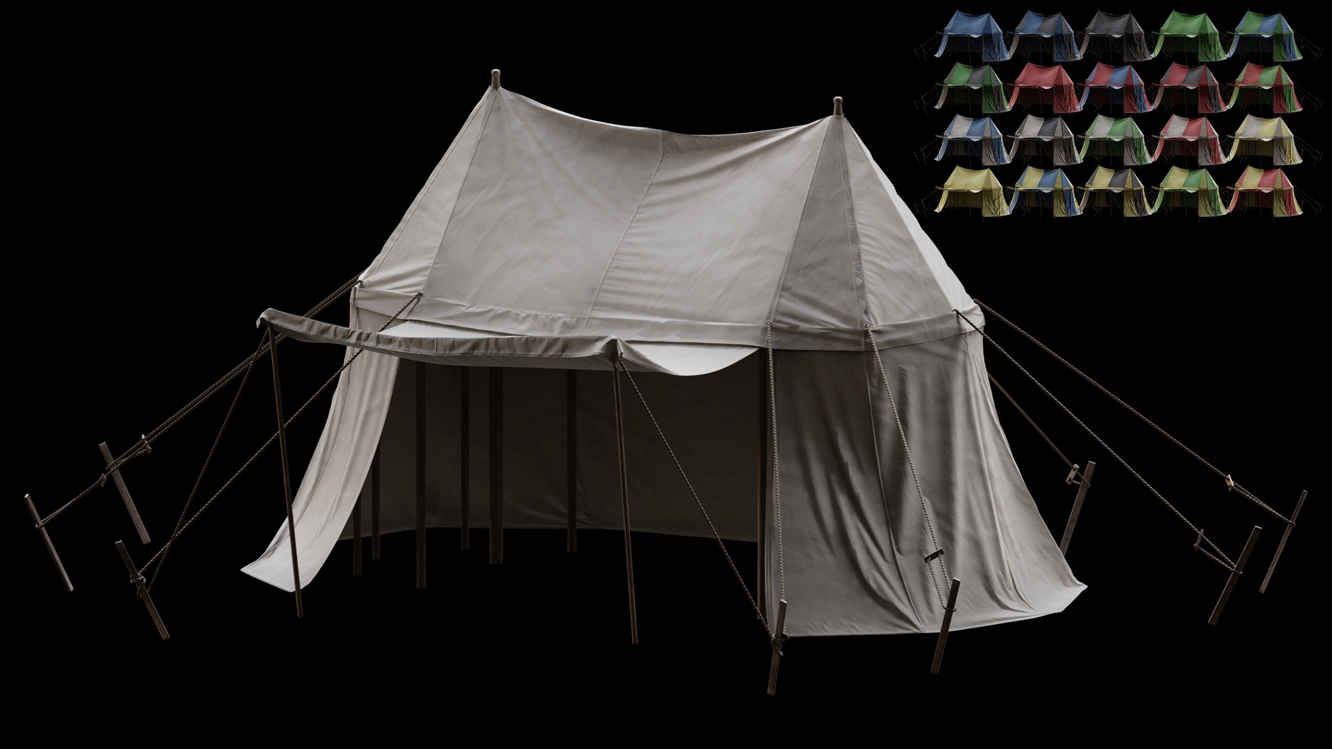 Media 1 for listing Medieval Tent 04
