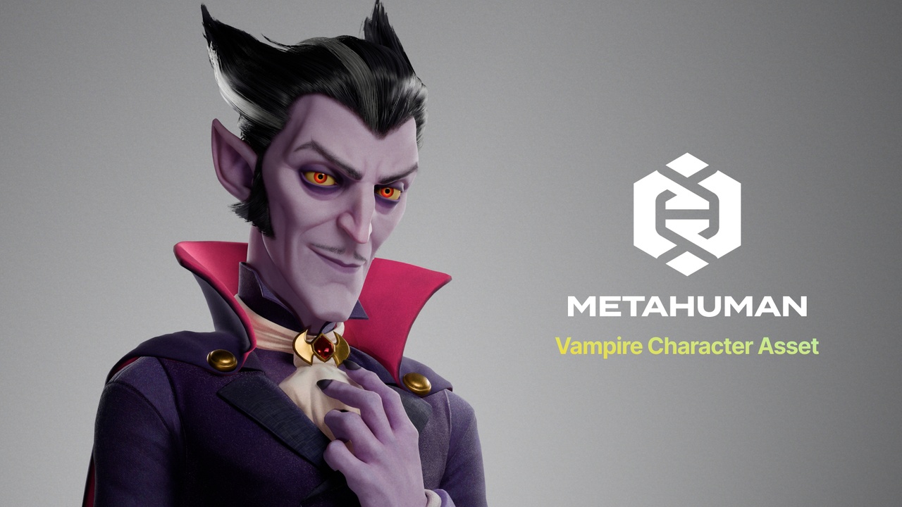 Media 1 for listing MetaHuman Vampire Character Asset