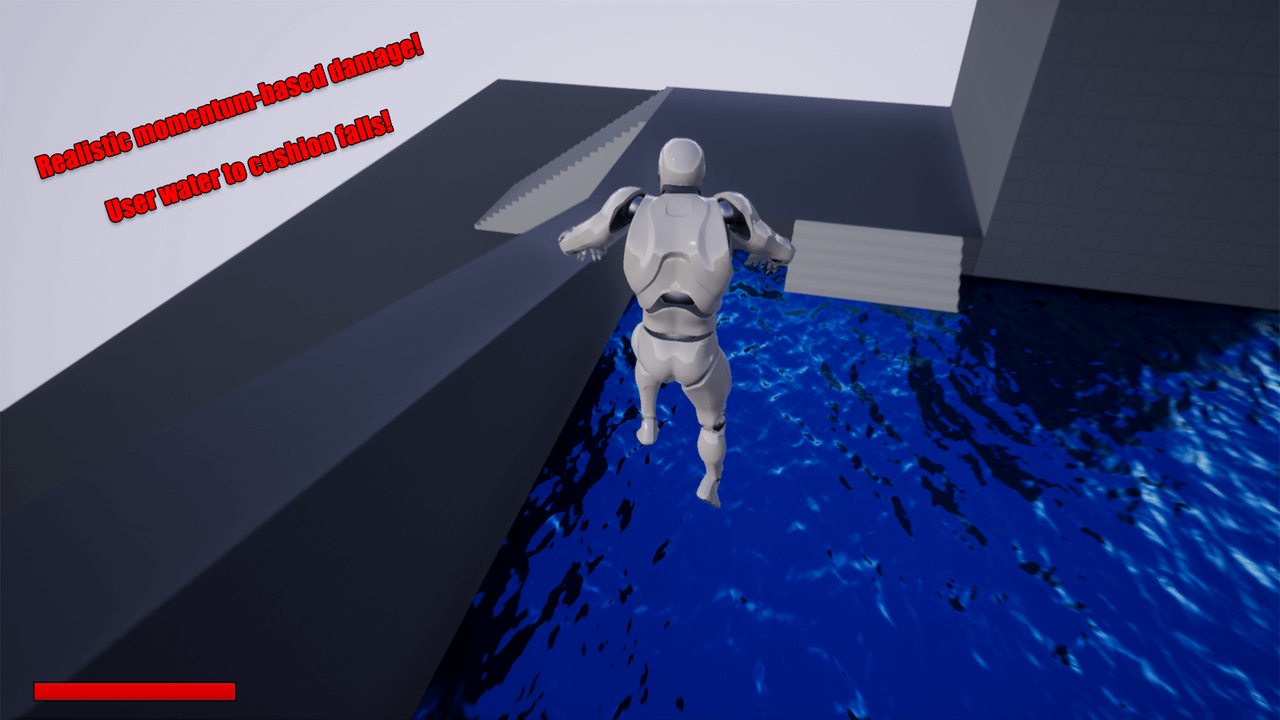 Media 1 for listing Newtonian Falling and Momentum Damage System