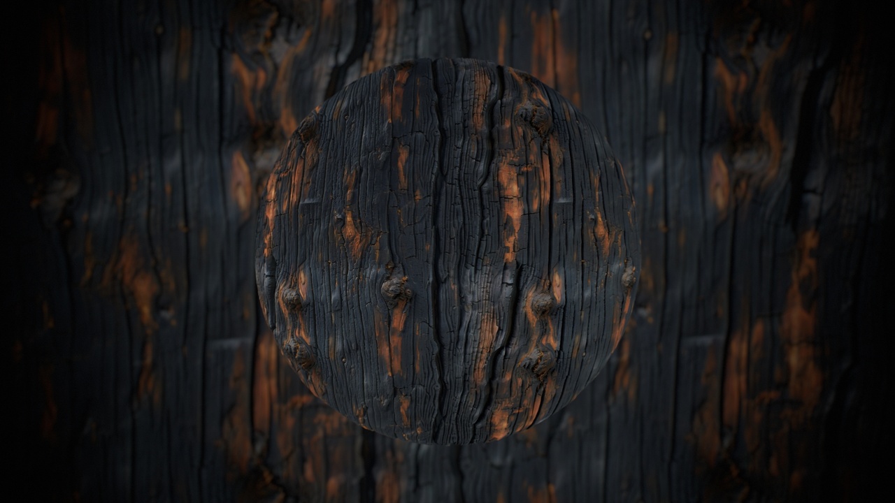 Media 1 for listing Burnt Wood Material Pack 2