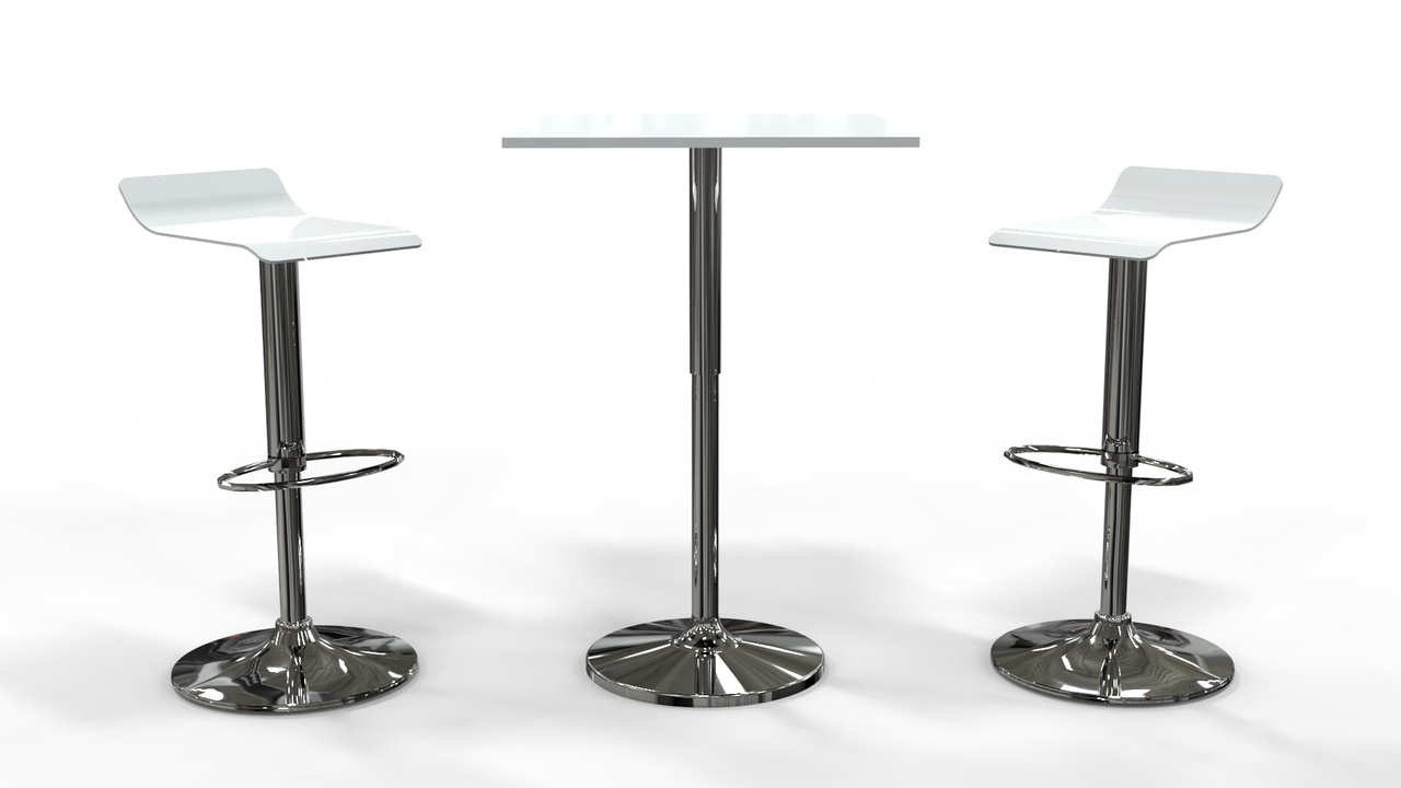 Media 1 for listing High Table & Stools Set 2