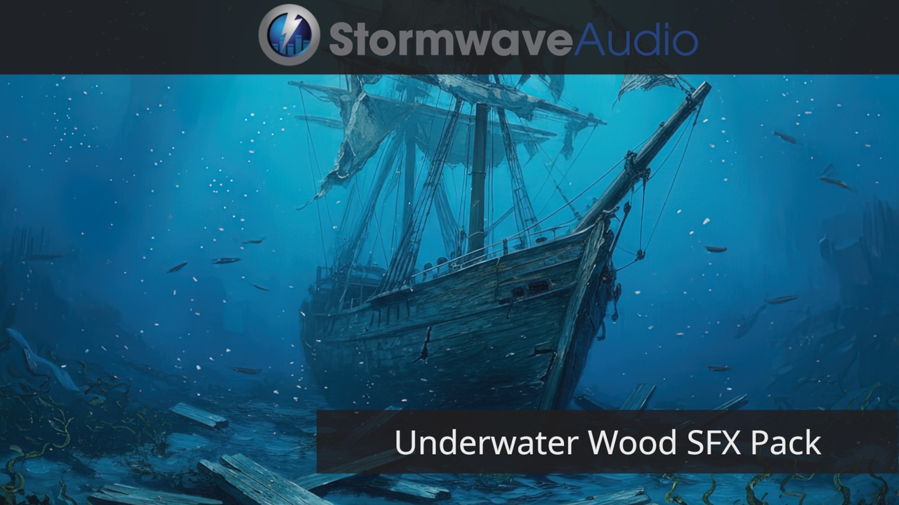 File multimediali per l'articolo Underwater Wood Sound Effects Pack: 1