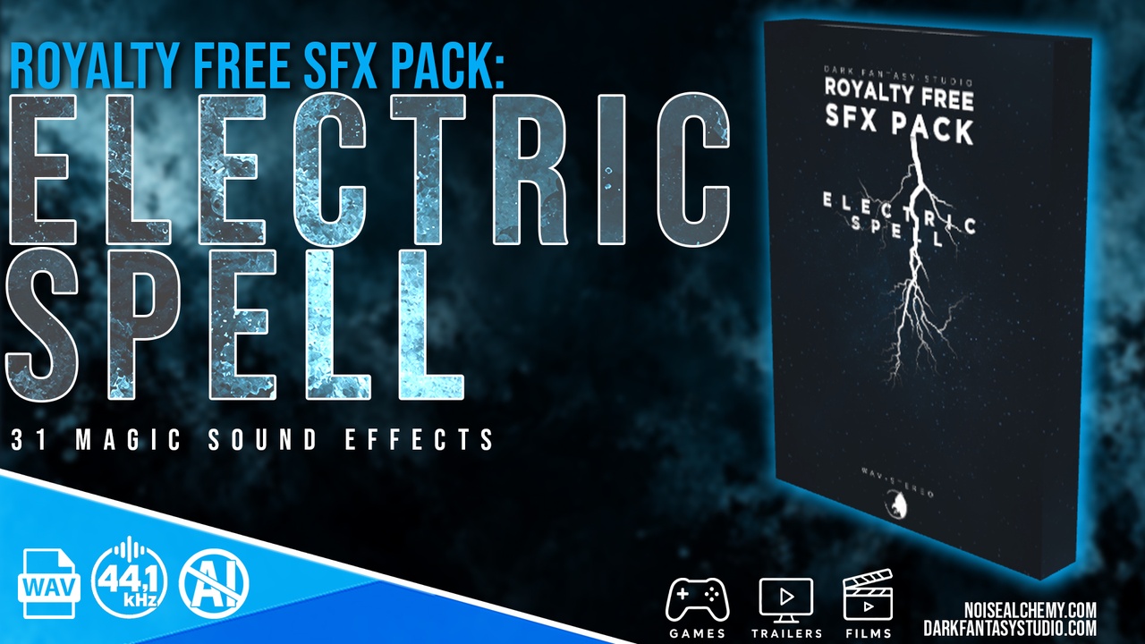 Media 1 for listing ELECTRIC SPELL – 31 Magic Sound Effects