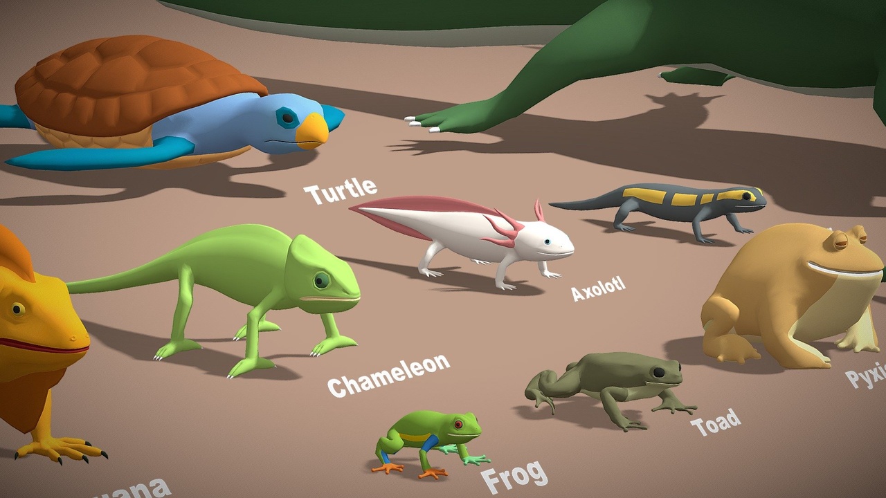 Media 1 for listing Animals Pack - Reptiles, Amphibians