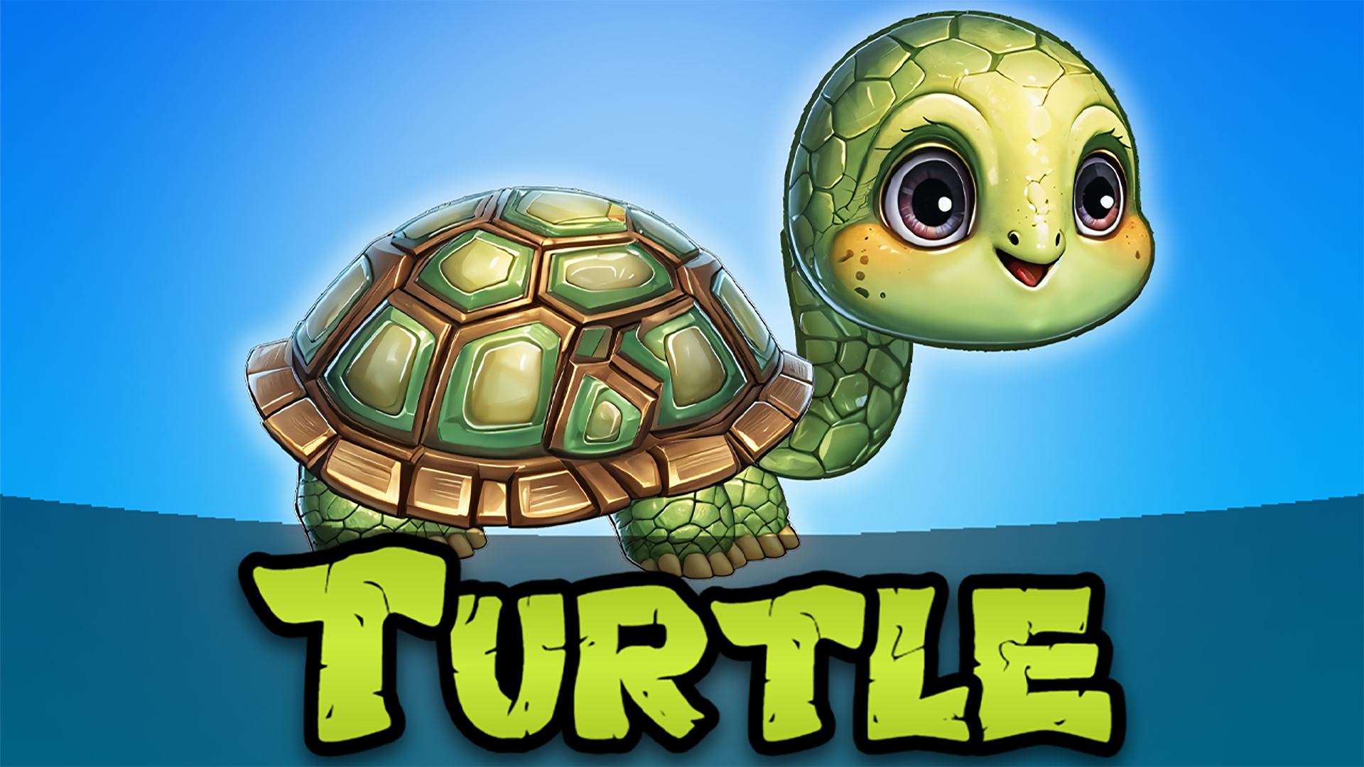 Turtle - 2D Animated Character (Spriter) | Fab